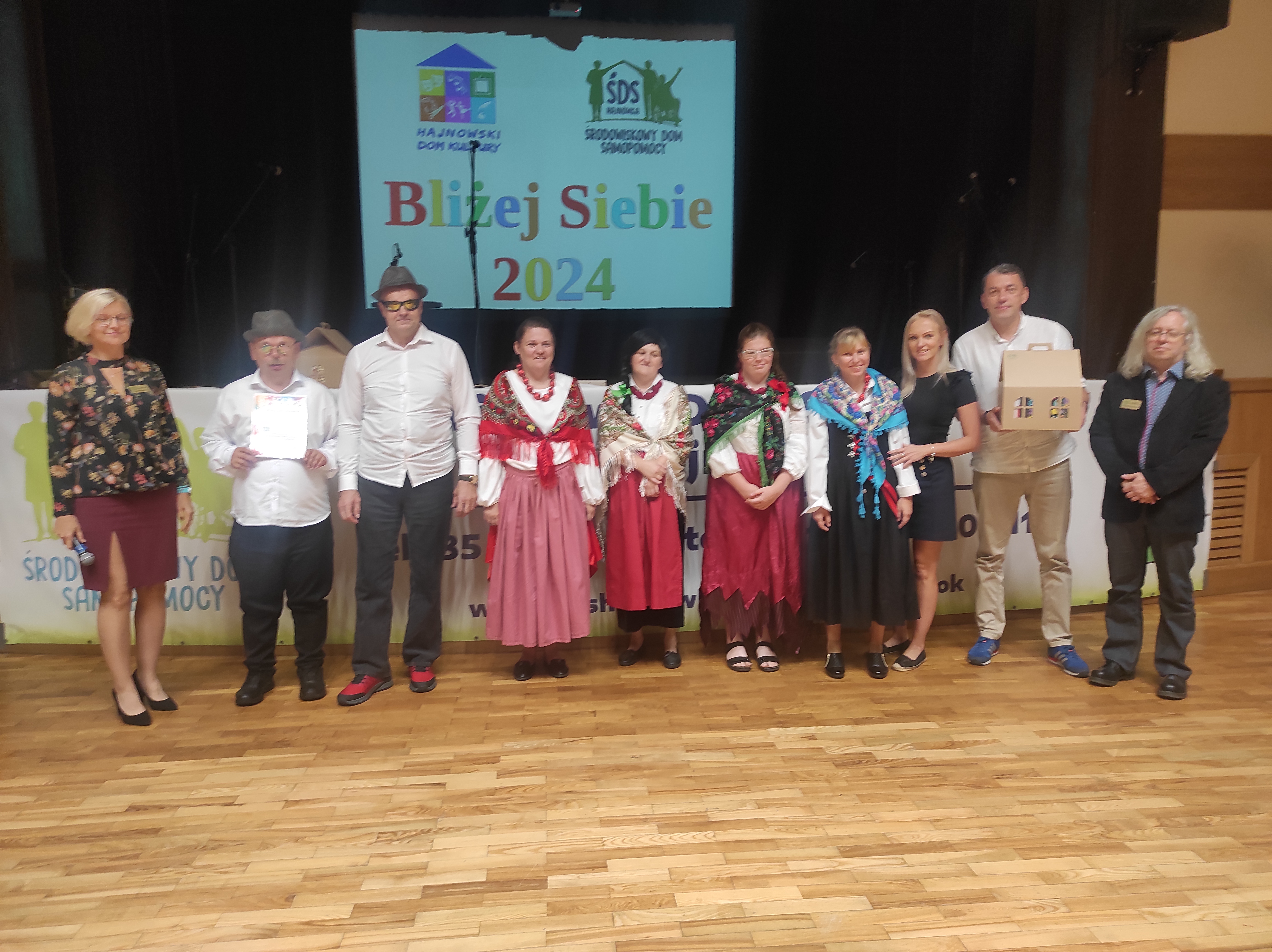 XII Przegląd Twórczości Artystycznej Środowiskowych Domów Samopomocy Województwa Podlaskiego Bliżej Siebie 2024